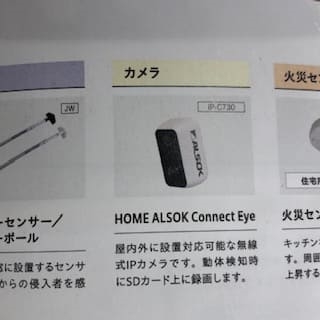 ALSOKバッテリー駆動のIPカメラ見守り用